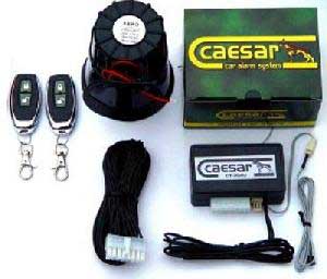 Caesar ct 204 ugrókódos autóriasztó + 2 távirányító + üvegtörés/légnyomás érzékelő