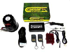 Caesar CT-220U távkapcsolós autóriasztó + rablásgátló + üvegtörés/légnyomás érzékelő